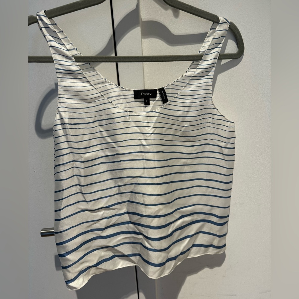 Theory silk tank top Size P New